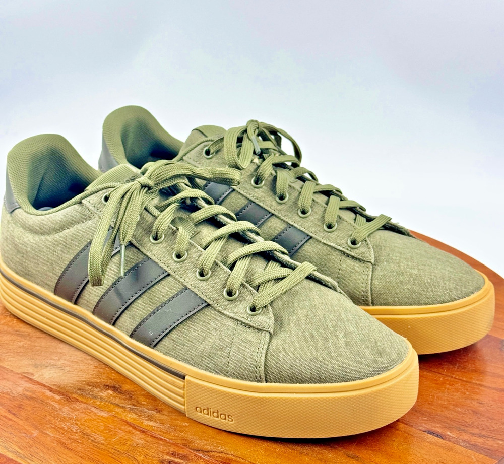 ADIDAS Daily 4.0 MENS Size 13 Olive Strata Shadow Gum IF4494 NEW but No Box